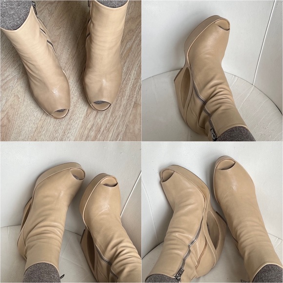 (˵༎ຶ 0 ༎ຶ˵) SOLD DEPOP
Ann Demeulemeester Peep Toe Platform Ankle Boots - Picture 14 of 17